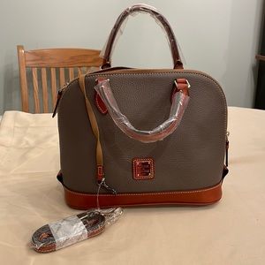 Dooney & Bourke Pebble Grain Zip Zip Satchel